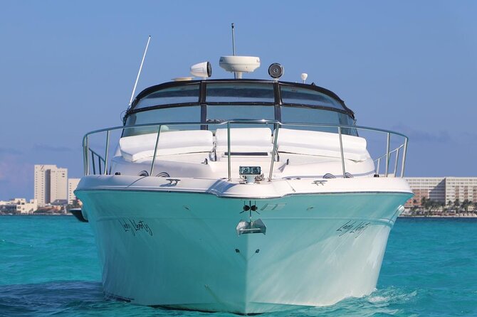 Cruise in Elegance: Luxury Yacht Rental in Cancun - A yacht route that shows Cancun from two sides