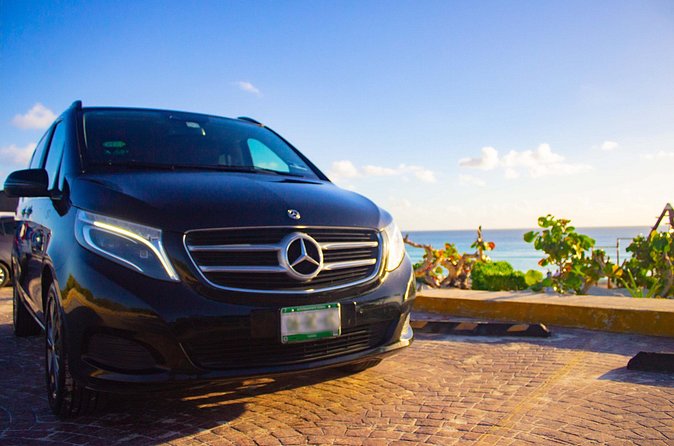 Departures in Mercedes Benz from Playa Mujeres to Cancun Airport - Is $106 good value for up to five people?