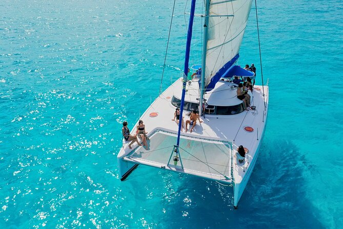 Discover Isla Mujeres: Catamaran, Snorkeling, and "Ice Bar" - Sailing toward Isla Mujeres