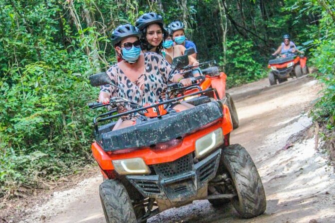 Drive an Atv shared, swim in a Cenote and ziplines in the Cancun - Guides can shape the whole experience