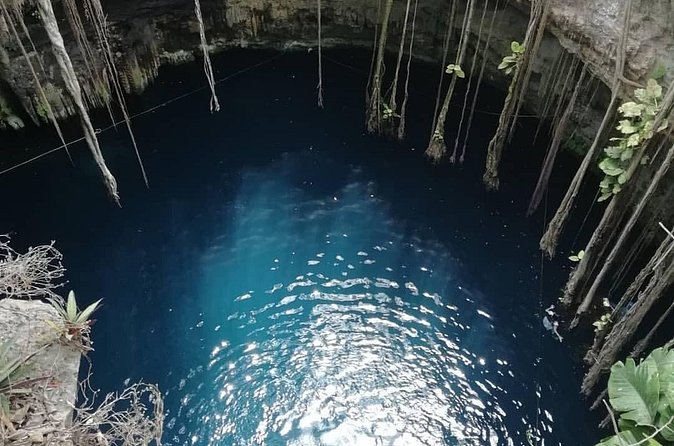 Ek Balam and Cenote Experience - Hacienda Oxman Cenote: three hours to swim and slow down