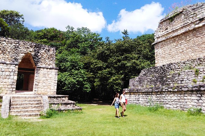 Ek Balam Ruins and Cenote Maya Park Day Trip from Playa del Carmen - Swimming, rappelling, and the 60-meter cenote