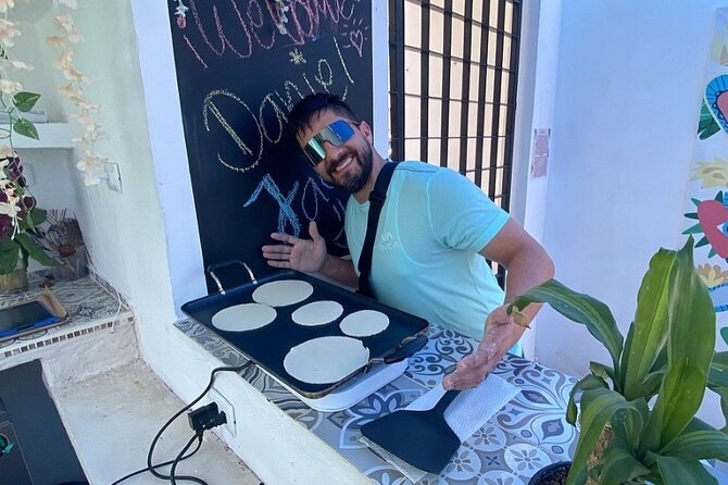 Elaboration of tortillas by hand following the Mexican tradition - From fresh tortillas to traditional tacos
