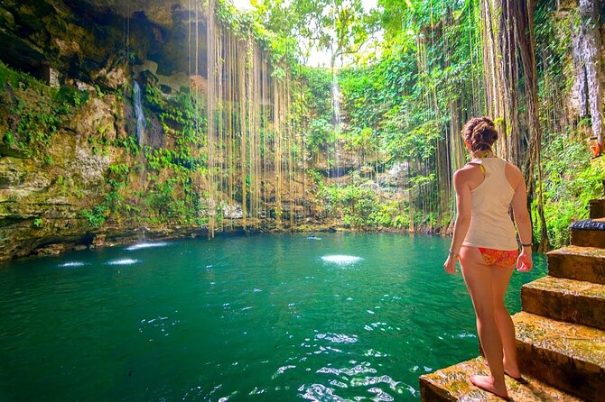 Exclusive Guided Tour: Chichen Itza - Cenote Ik Kil -Valladolid - Cenote Ik Kil: A Cold, Clear Reward