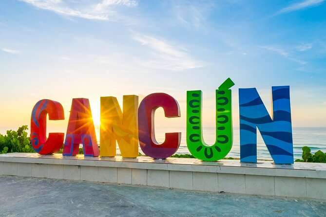 Explore Cancun City Tour! Round Bus transportation - Mercado 28, souvenirs, food, and bargaining