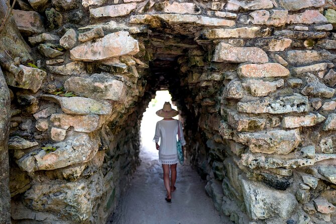 Explore Mayan Ruins Tulum & Coba, a cenote & Playa del Carmen - Cenote Kuxtal brings the cool-water break