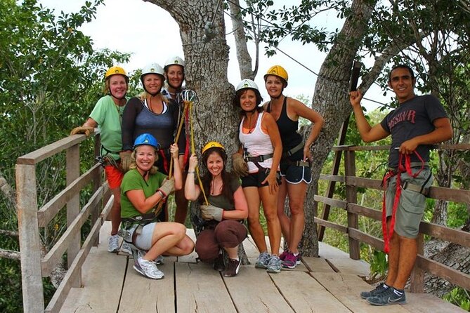 Extreme Experience From Cancun (Atv Shared, Zipline and Cenote) - Ziplining through the jungle