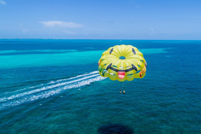 Fly Above Cancun Bay: Parasailing Experience - From Playa Tortugas to the parasail boat