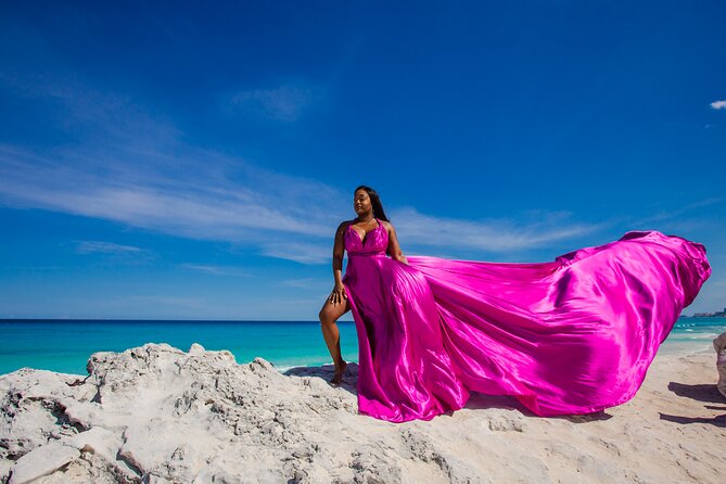 Flying dress photoshoot cancun - Who will enjoy this most