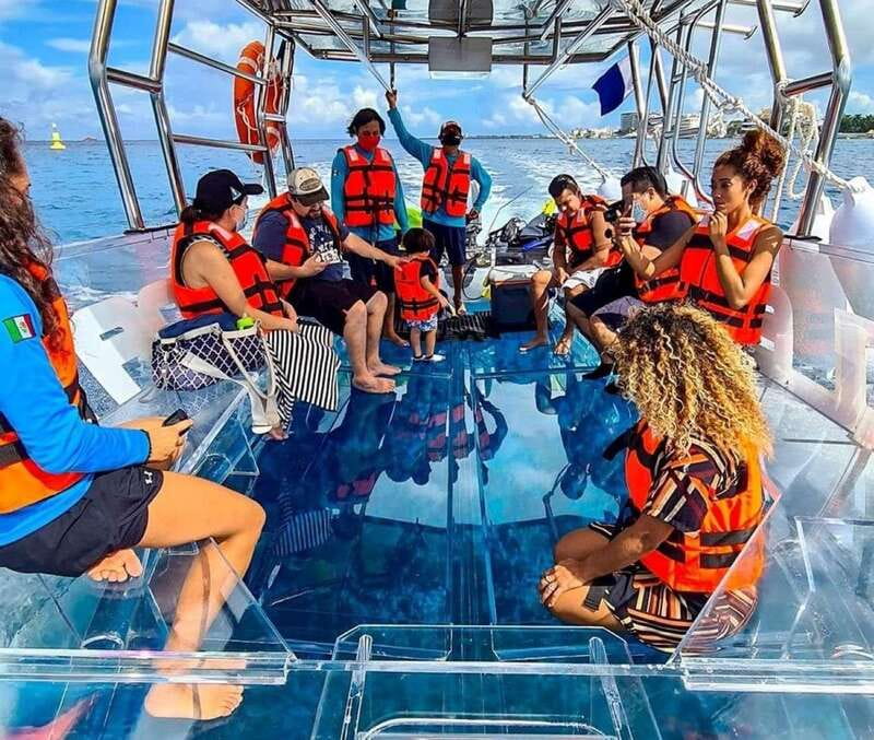 From Cancun: Glass Boat Sightseeing Trip - Key points to know before boarding