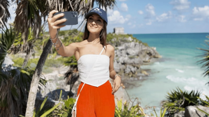 From Cancun: Tulum and Akumal Cenote and Turtle Swim Tour - Cooling off at Canamayte’s Mariposa cenote