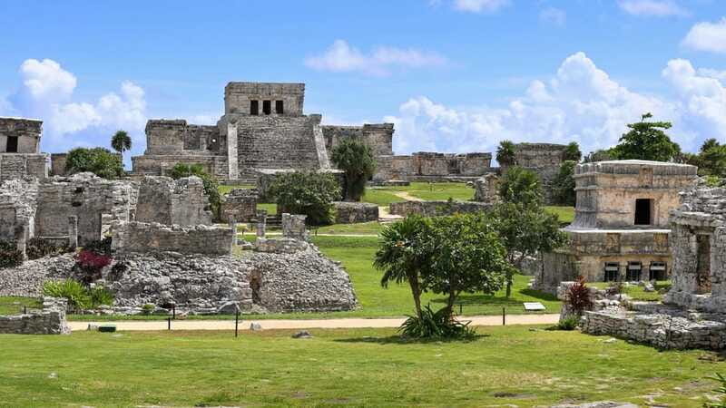 From Cancun: Tulum and Akumal Cenote and Turtle Swim Tour - Snorkeling with sea turtles at Akumal
