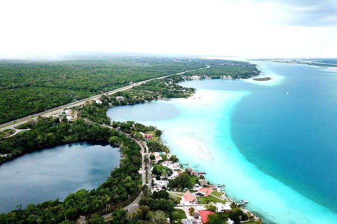 Full day tour to BACALAR, Beach Club, Kayak and an amazing Cenote - Lunch and the Bacalar Letters