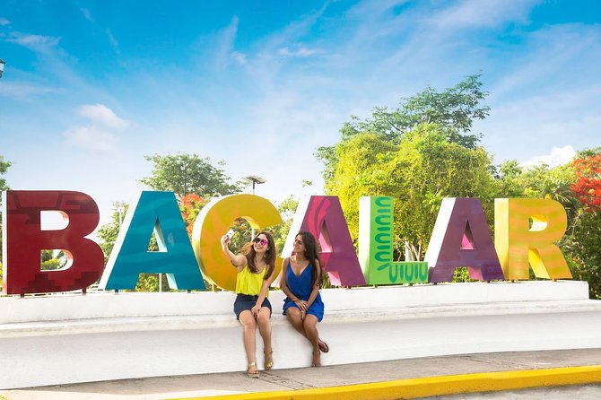 Full day tour to BACALAR, Beach Club, Kayak and an amazing Cenote - Cenote Azul gives the morning a cool start