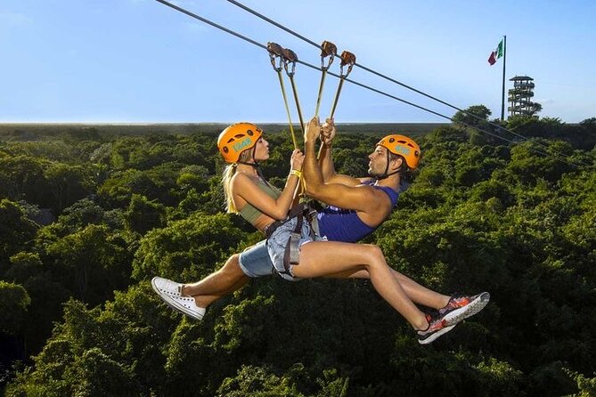 Full Day Tour to Xplor with everything included - Hammock zip lines and underground rafting
