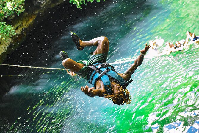 Great Adventure in middle of the Jungle. ATV experience, Ziplines and cenote - Swimming in a cenote with two ways to enter
