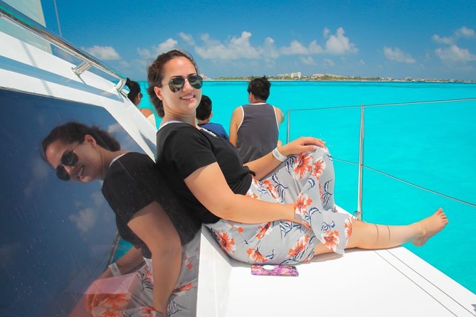 Half Day Sailing Private Catamaran to Isla Mujeres - A private boat changes the feel of Isla Mujeres