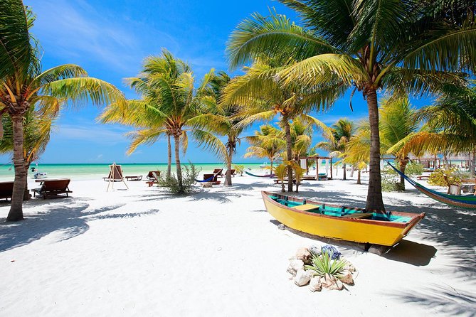 Holbox plus Island Magic by boat Tour from Cancun - Yalahau Cenote: a cool first swim