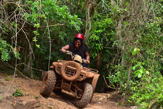 Horseback, ATV´s, Ziplines, Cenote, Hanging bridge Lunch and Round Trip Included - The sacred cenote and the jump into the water
