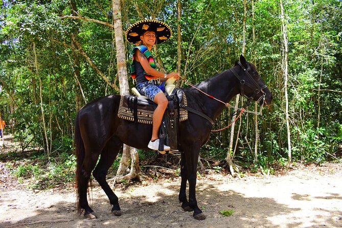 Horseback Ride, ATVs (Single), Cenote & Ziplines! Adrenaline & Nature Experience - Driving a single ATV over rough jungle roads