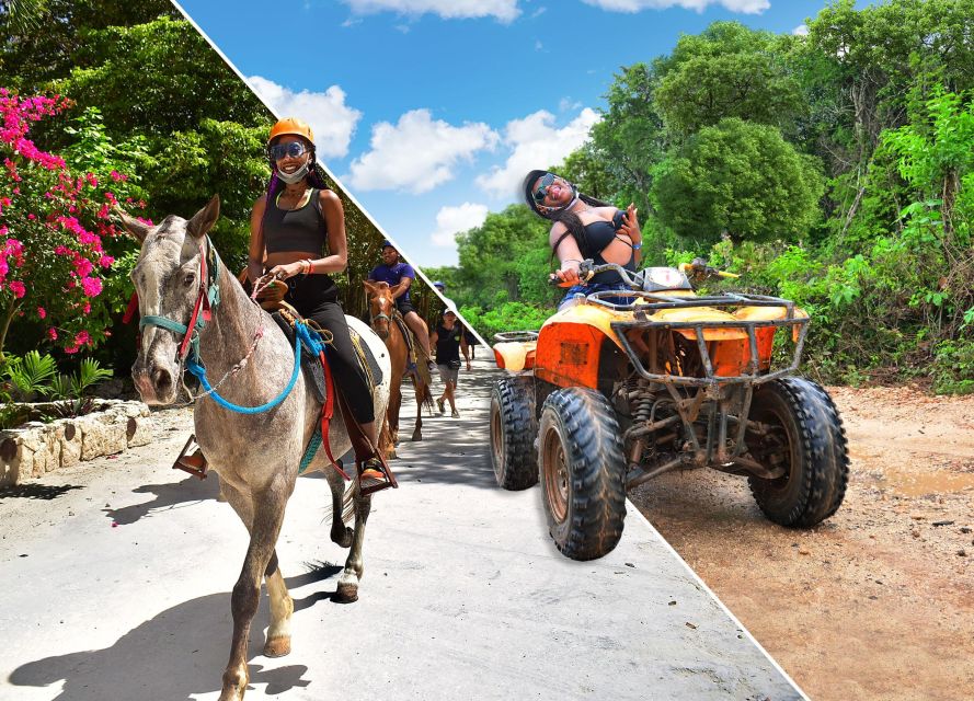 Horseback Riding & ATV Adventure with Ziplines & Cenote - Key things to know before you book