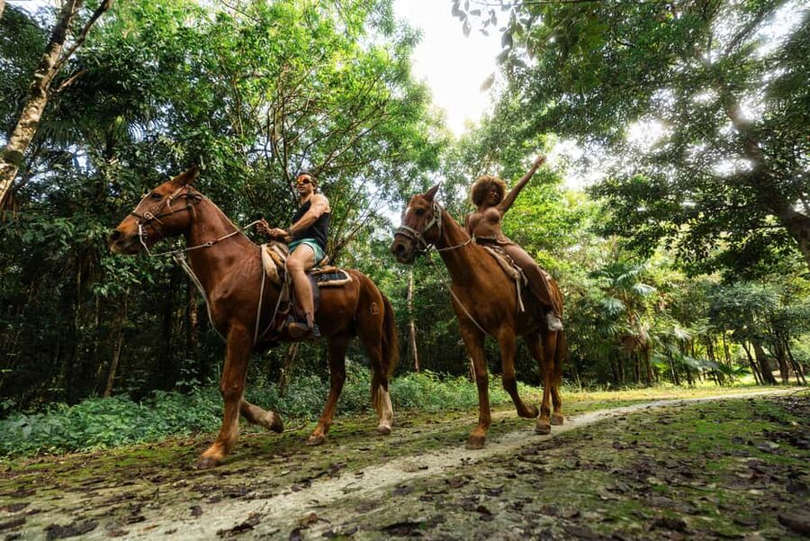 Horseback Riding & ATV Adventure with Ziplines & Cenote - The ride from Cancun, Playa del Carmen, or Akumal