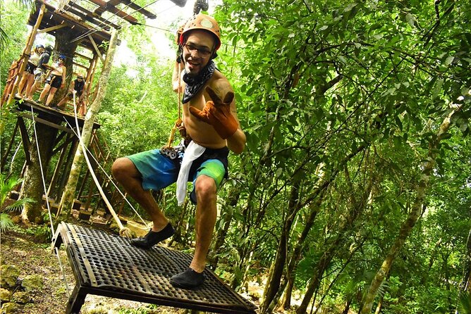 Horseback Riding + ATV + Cenote + Zip-Line from Cancun and Playa del Carmen - Swimming in a clear Mayan cenote