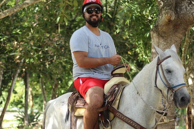 Horseback Riding Cenote, Zipline.Transportation & Tequila Tasting - ATV trails through the jungle
