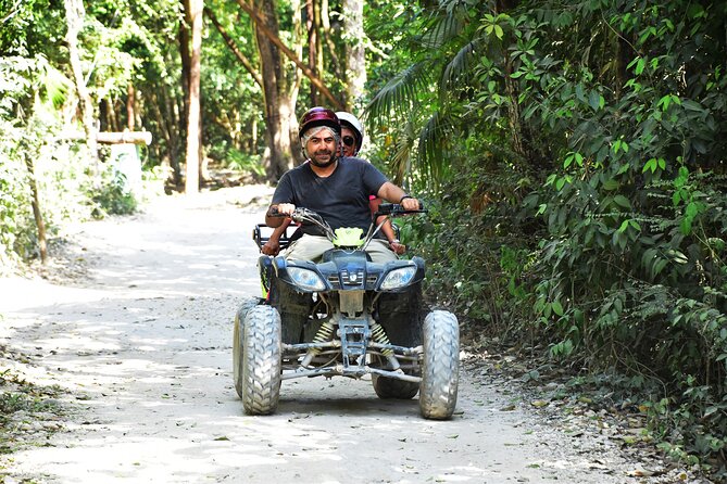 Horseback riding Tour with ATV circuit, ziplines and Cenote - Slowing down on horseback
