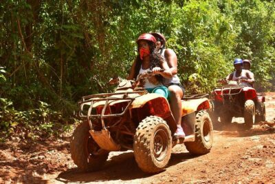 Horseback riding with ATV, zip lines and cenote, lunch and transfer