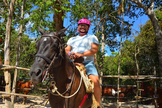 Horseback riding with ATV, zip lines and cenote, lunch and transfer - Lunch, water and the extras that affect your budget