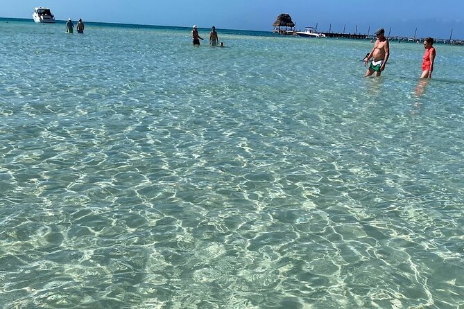 Isla Mujeres Basic Tour in Catamaran with Snorkel and Open Bar - El Meco snorkeling, colorful fish, and uncertain water conditions