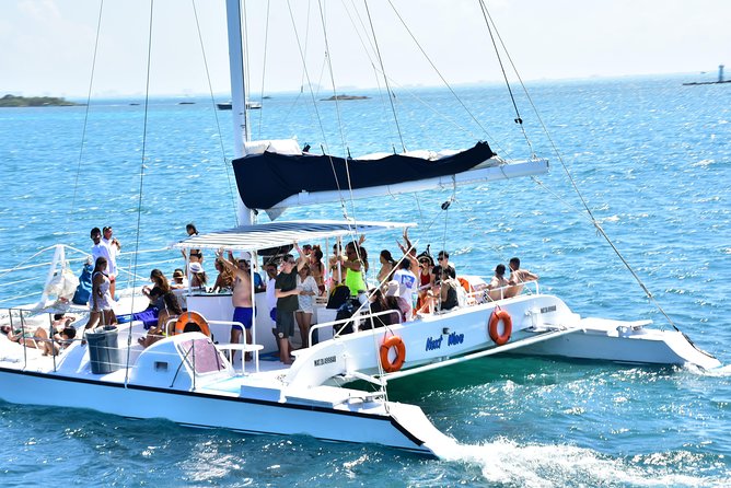 Isla Mujeres Catamaran Adventure All Inclusive from Cancun - Buffet lunch and the private beach club