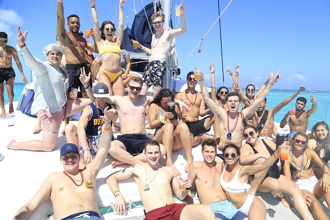 Isla Mujeres Catamaran! Party & Premier Beach Club (Adults Only) - Isla Mujeres beach-club time