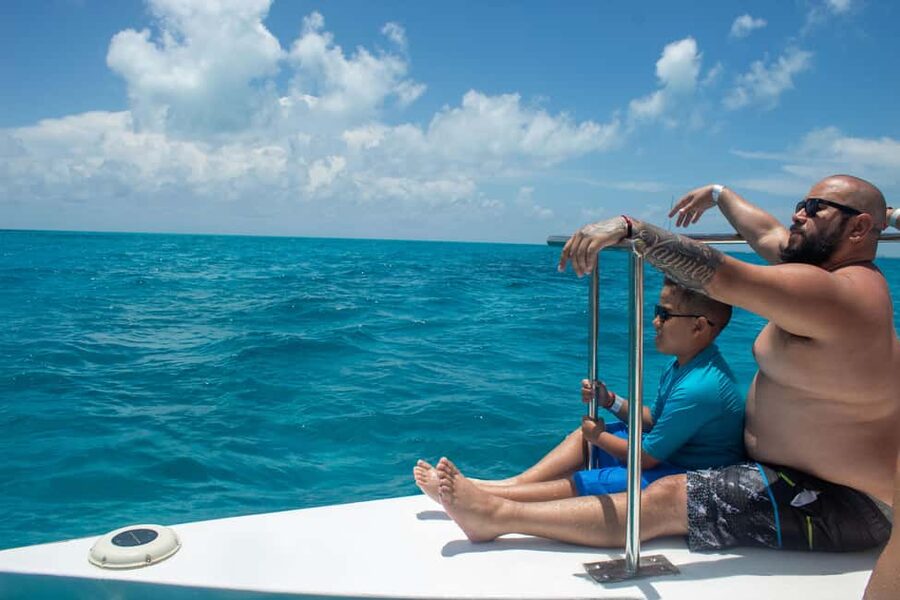 Isla Mujeres Catamaran, Snorkel & Buffet Lunch - Setting Sail from Marina Albatros