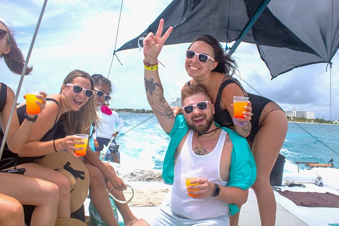 Isla Mujeres Catamaran Tour from Cancun with Snorkel and Open Bar - 1.5 Hours on Isla Mujeres