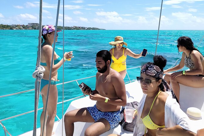 Isla Mujeres Catamaran Tour with Snorkeling at MUSA, Buffet Lunch & Open Bar - MUSA, where statues become part of the reef