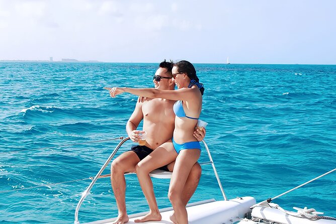 Isla Mujeres Catamaran Unlimited! from Cancun & Playa del Carmen - Sailing across the Caribbean to Punta Sam Reef
