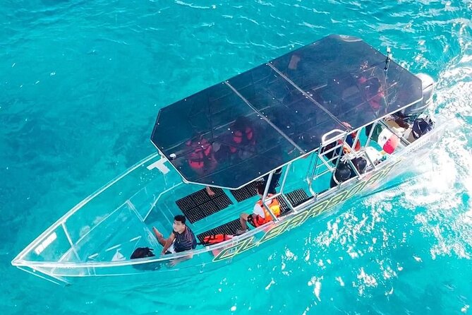 Isla Mujeres: Coral Reef Views from a Clear Boat - Small group size, simple safety, and comfort