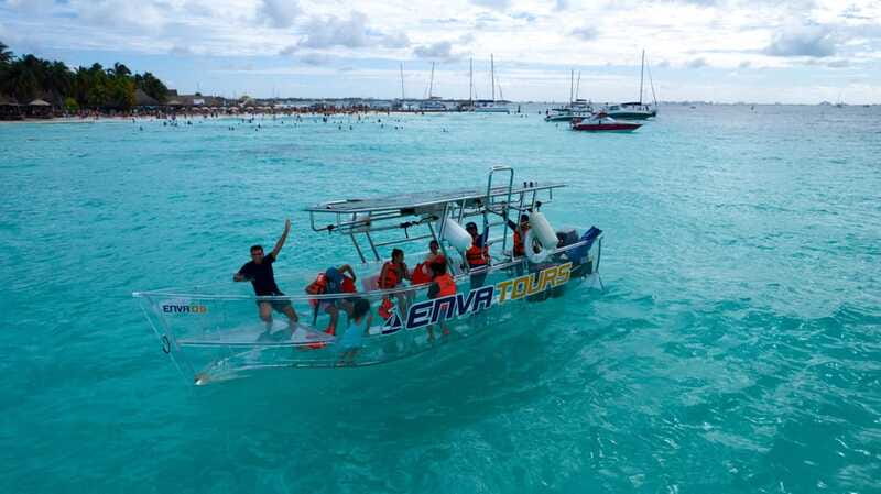 Isla Mujeres: Excursion Crystal Boat Tour at the Caribbean - Starting at Marina Bartolomé