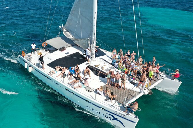 Isla Mujeres Plus by Albatros Catamarans - Arriving at Punta Sur and Isla Mujeres
