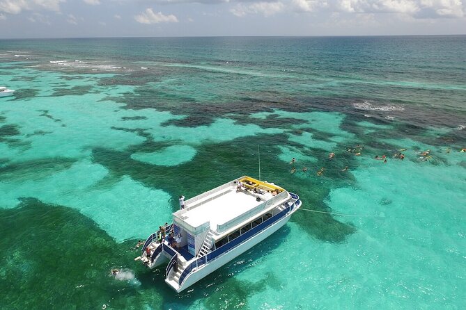 Isla Mujeres Unlimited! enjoyable party with transportation - Punta Sam Reef and the first snorkel