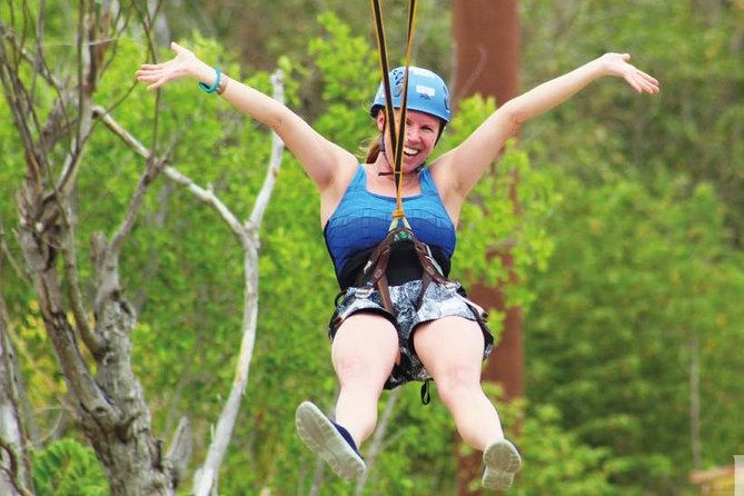 Jungle Adventure! ATV's (shared), Ziplining and Cenote Cancun & Playa Del Carmen - Cooling off in a cenote