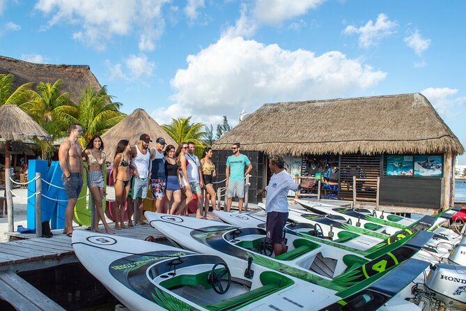 Jungle Tour Adventure Cancun: Jungle Tour Cancun Explore - Handling the boat through Nichupté Lagoon