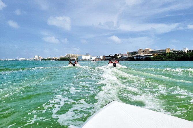 Jungle Tour Adventure in Cancun with Snorkeling - Following the guide through Nichupté Lagoon
