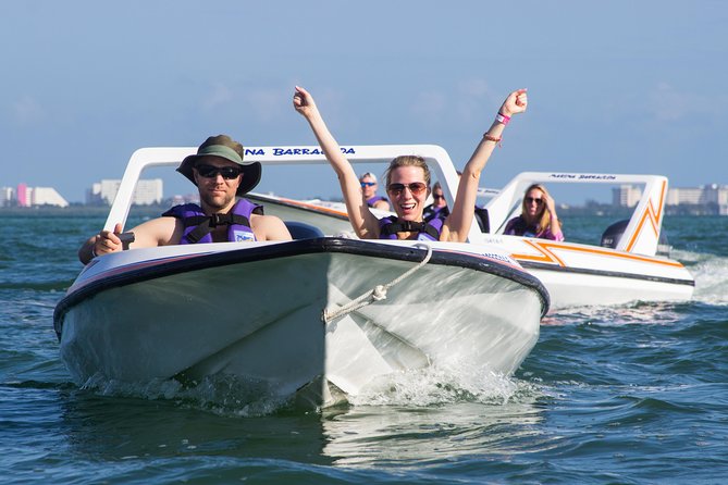 Jungle Tour In Cancun, drive a speedboat through the lagoon with your companion - Taking the Wheel in Nichupte Lagoon