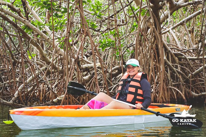 Kayak Tour at Sunset in Cancun - The Open Water Section Takes Work