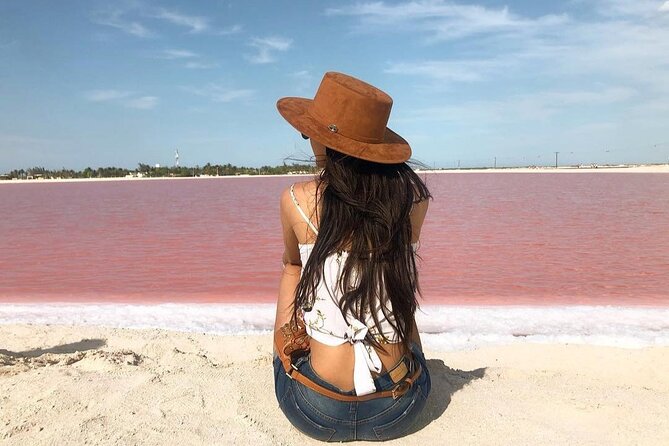 Las Coloradas & Rio Lagartos Tour from Cancún - Walking the pink ponds at Las Coloradas