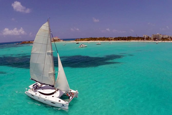 Live The Luxury Catamaran Isla Mujeres Tour in Cancun - Snorkeling at El Meco Reef