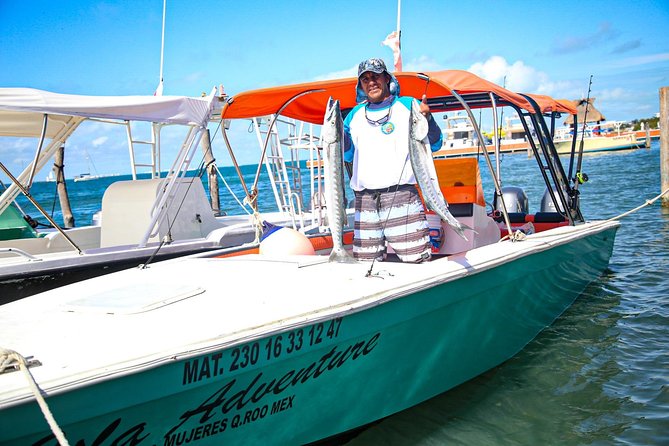 Local Fishing Plus Snorkeling Tour in Isla Mujeres - Timing, meeting point, and the dock fee